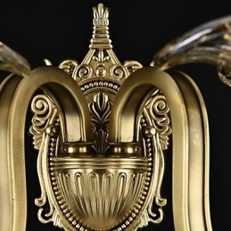 Rustikk Messingdetalj For Mini-Stil Opplyst Vegglampe I Messing