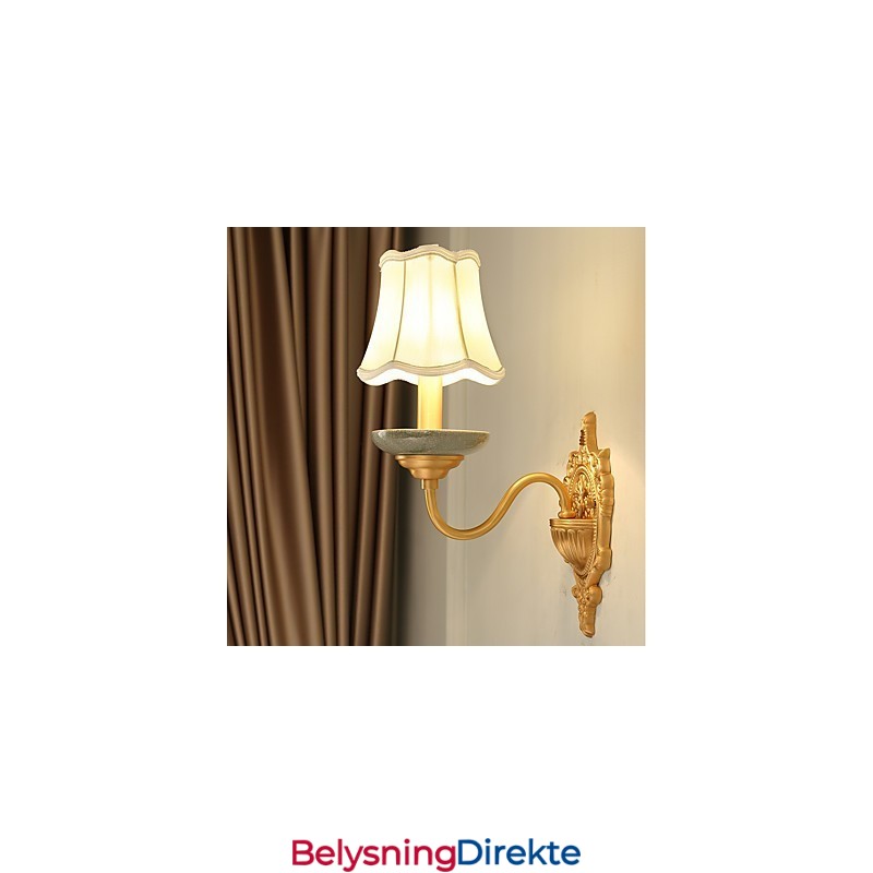 Enkel, Landlig, Tradisjonell, Klassisk Messingfunksjon For Mini-Stil, Opplyst Vegglampe