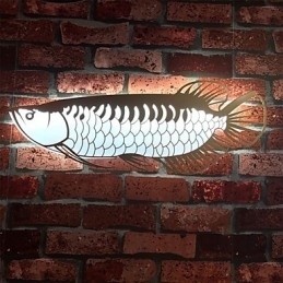 Moderne Vegglamper Fiskeformet Enkelhetsstil Akrylbelysning Stue Gang Soverom Hotellrom Dekorasjonsbelysning