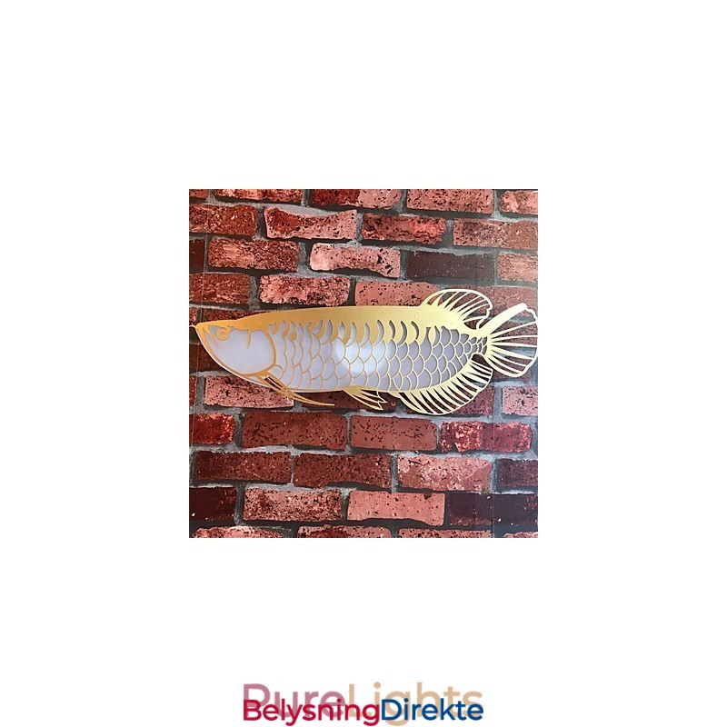 Moderne Vegglamper Fiskeformet Enkelhetsstil Akrylbelysning Stue Gang Soverom Hotellrom Dekorasjonsbelysning