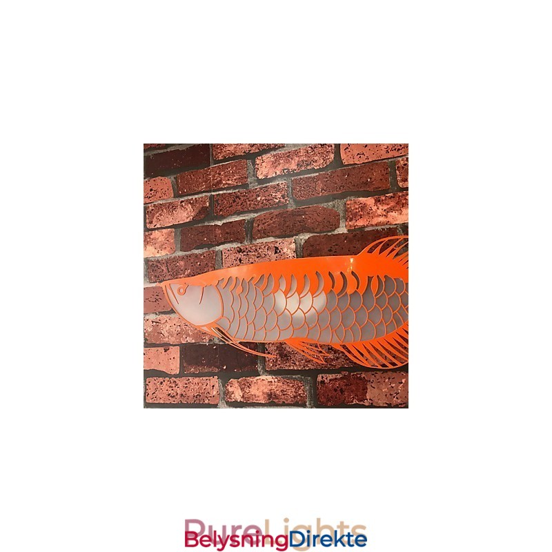 Moderne Vegglamper Fiskeformet Enkelhetsstil Akrylbelysning Stue Gang Soverom Hotellrom Dekorasjonsbelysning