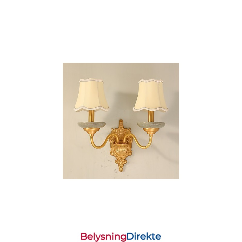 Enkel, Landlig, Tradisjonell, Klassisk Messingfunksjon For Mini-Stil, Opplyst Vegglampetter, Vegglampe I Pu