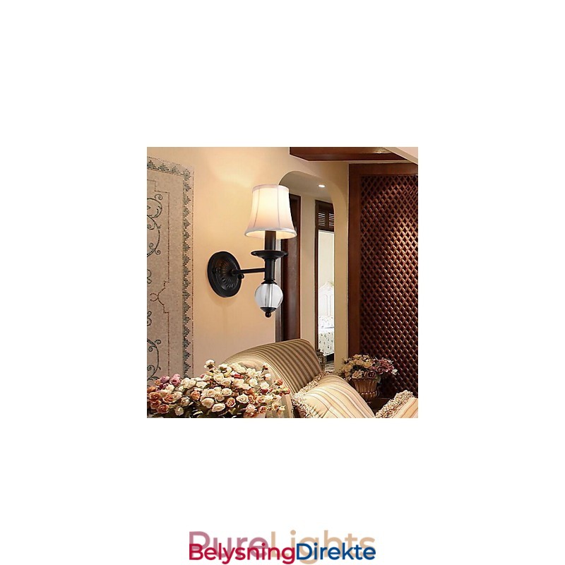 Vintage Galvanisert Opplyst Vegglampe Med Opplyst Tak