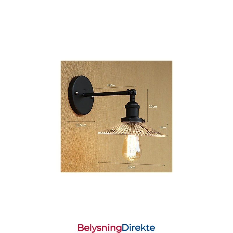 Landlig Retro-Maleri For Mini-Stil Øyebeskyttelse Omgivelseslys Vegglampetter