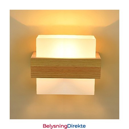 Nyhet Landlig Funksjon For Mini-Stil Øyebeskyttelse Omgivelseslys Lampetter Nattbord Nattlys Kreativ Balkong Vegglampe