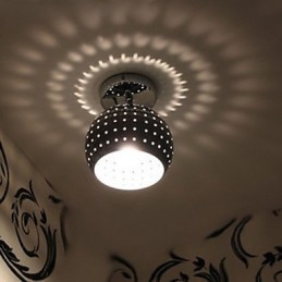 Kreativ Porøs Ball Estetisk Refleksjon Absorberer Kuppellys Smijernslampe