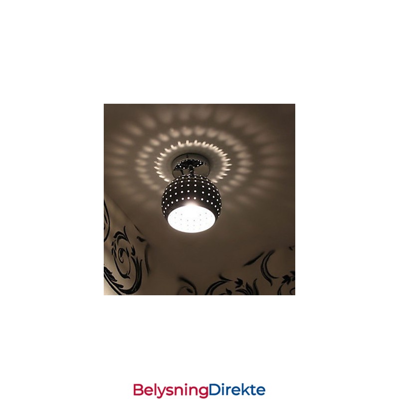 Kreativ Porøs Ball Estetisk Refleksjon Absorberer Kuppellys Smijernslampe