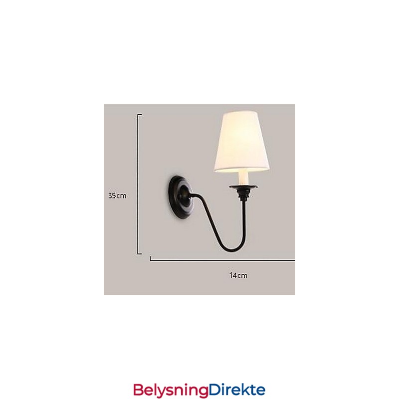 Moderne Samtids Galvanisert Nedlys Vegglampe Vegglampe