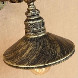 Rustikk Hyttemaling For Omgivelseslys Vegglampe Med Vegglampe