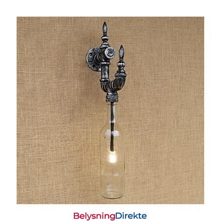 Rustikk Lodge Sølvfarget Vegglampe For Omgivelseslys