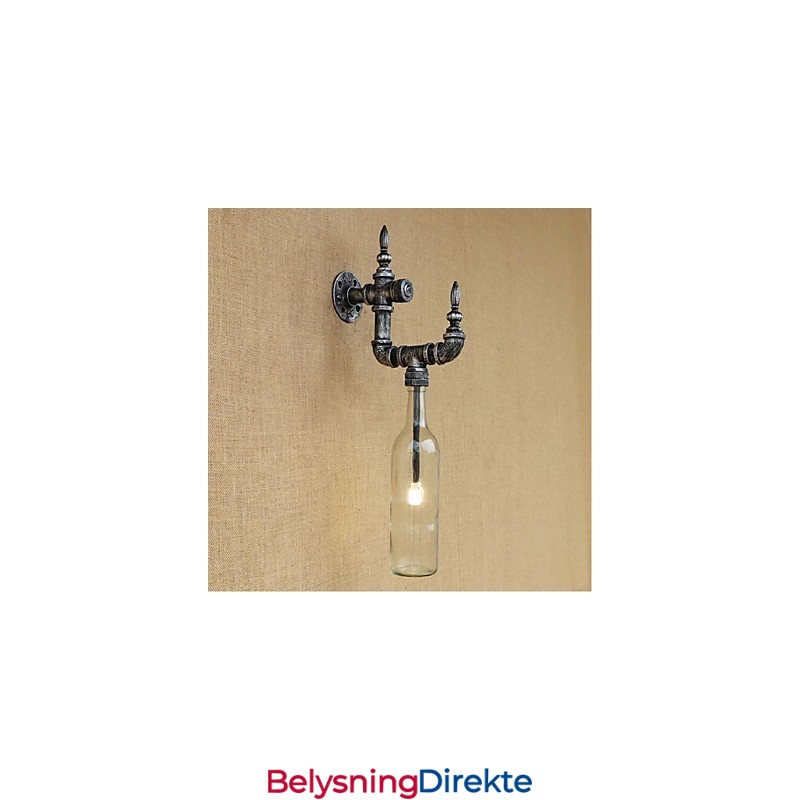 Rustikk Lodge Sølvfarget Vegglampe For Omgivelseslys