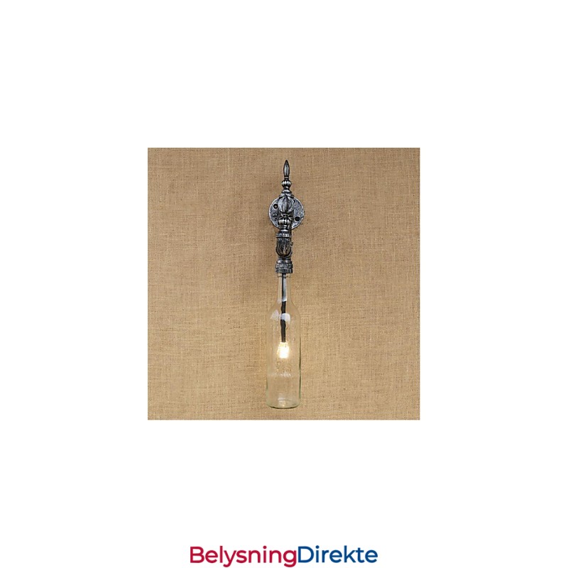 Rustikk Lodge Sølvfarget Vegglampe For Omgivelseslys