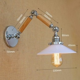 Moderne Samtids Kromfunksjon For Svingarm Omgivelseslys Svingarmlamper Vegglampe
