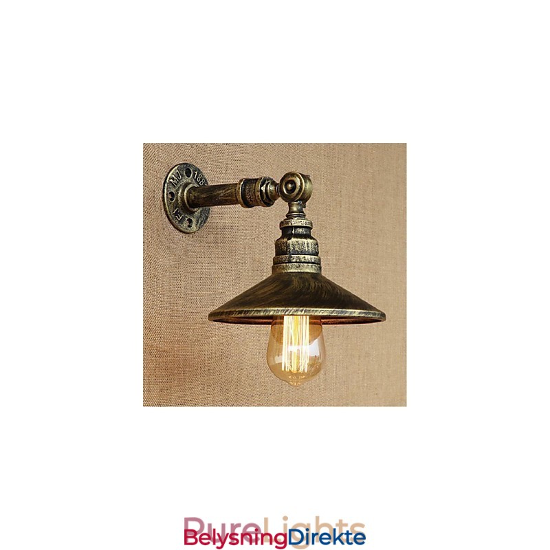 Industriell Stil Nordisk Vannrørsvegglampe