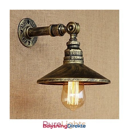 Industriell Stil Nordisk Vannrørsvegglampe