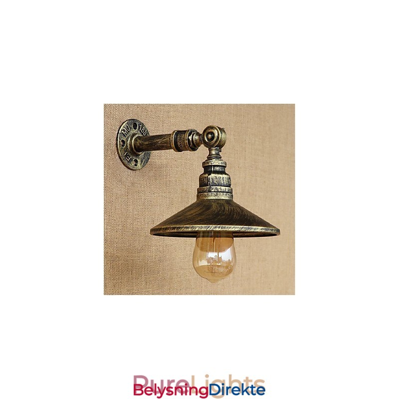 Industriell Stil Nordisk Vannrørsvegglampe