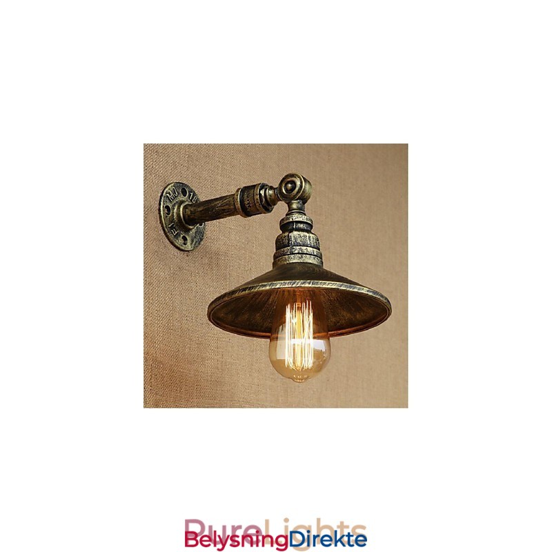 Industriell Stil Nordisk Vannrørsvegglampe
