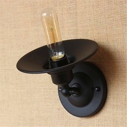 Rustikk Hyttelandlig Malingsfunksjon For Svingarm Med Omgivende Lys På Veggen