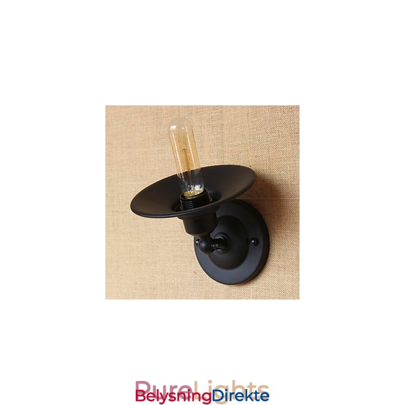 Rustikk Hyttelandlig Malingsfunksjon For Svingarm Med Omgivende Lys På Veggen