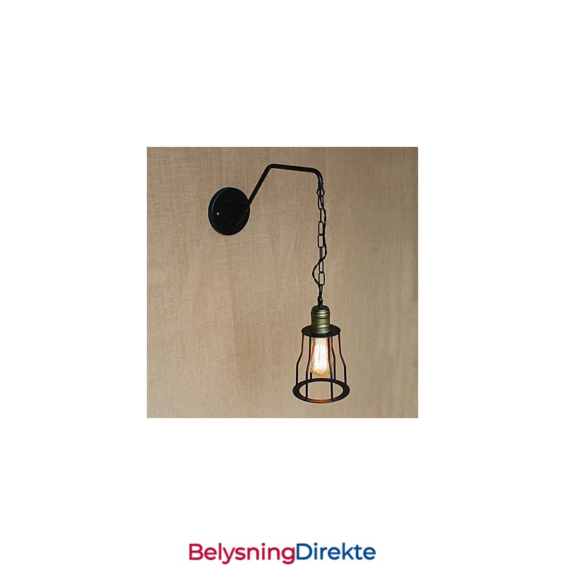 Restaurant Kafékjede Korridorer Jern Vegglampe