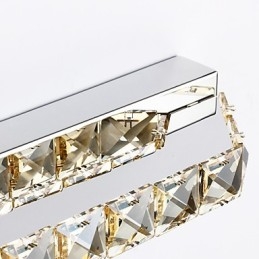 Lang Speillampe Av Høy Kvalitet Baderomslamper Metall- Og Krystallvegglampe