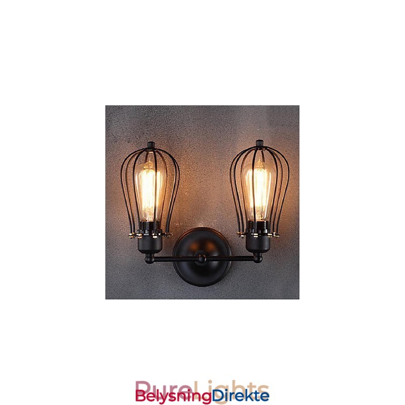 Retro Grapefrukt Amerikansk Landsby Jern Antikk Restaurant Korridor Midtgang Vegglampe Vegglampe