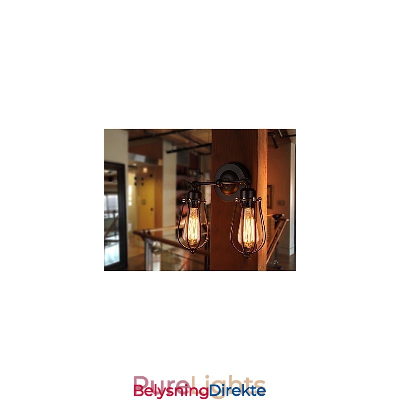 Retro Grapefrukt Amerikansk Landsby Jern Antikk Restaurant Korridor Midtgang Vegglampe Vegglampe