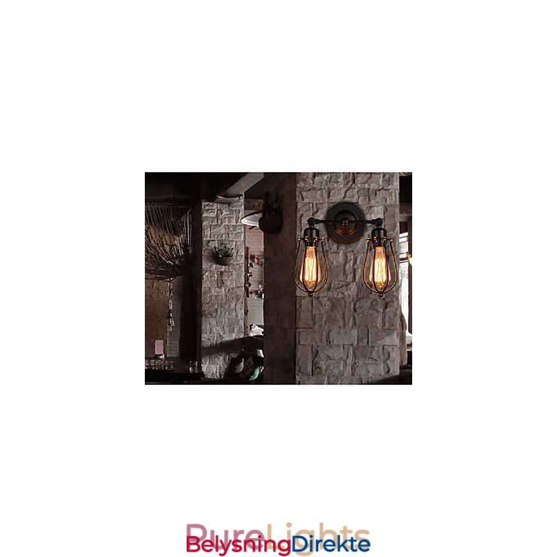 Retro Grapefrukt Amerikansk Landsby Jern Antikk Restaurant Korridor Midtgang Vegglampe Vegglampe