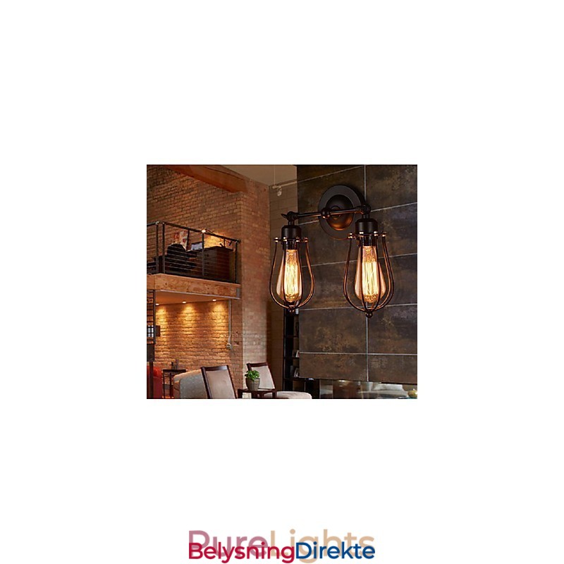 Retro Grapefrukt Amerikansk Landsby Jern Antikk Restaurant Korridor Midtgang Vegglampe Vegglampe