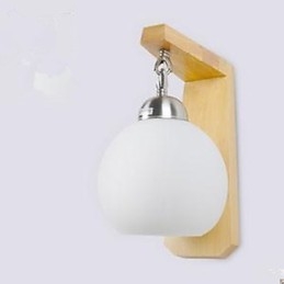 Japansk Kunst Tretrapp Vegg Soverom Nattbordslampe