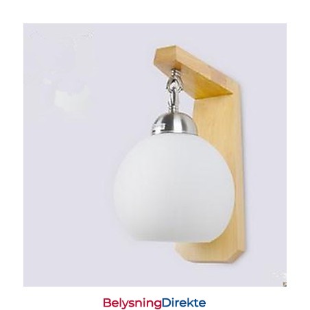 Japansk Kunst Tretrapp Vegg Soverom Nattbordslampe