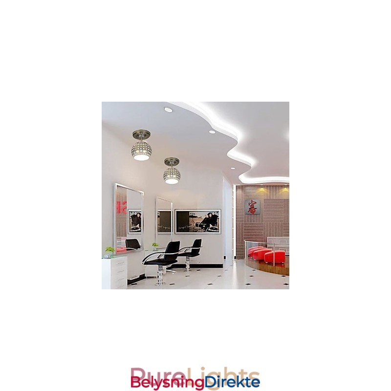 Moderne, Samtidskunst I Ministil, Galvanisert Metall, Innfelt Montering