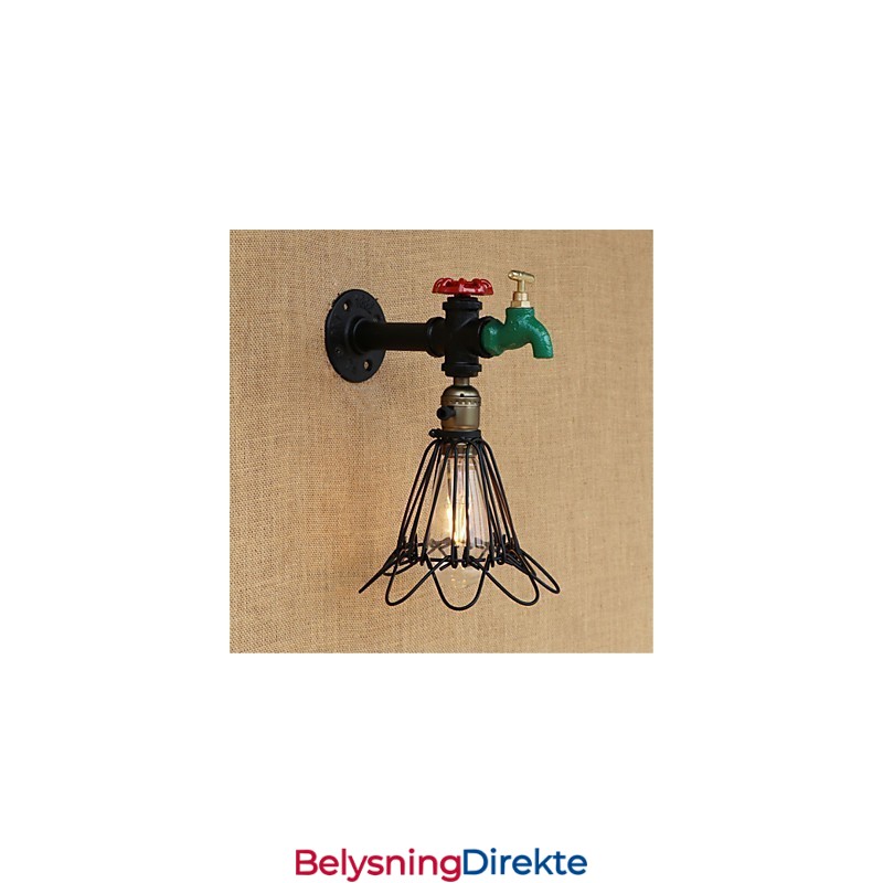 Landlig Retro-Maleri For Mini-Stil Omgivelseslys Vegglampe