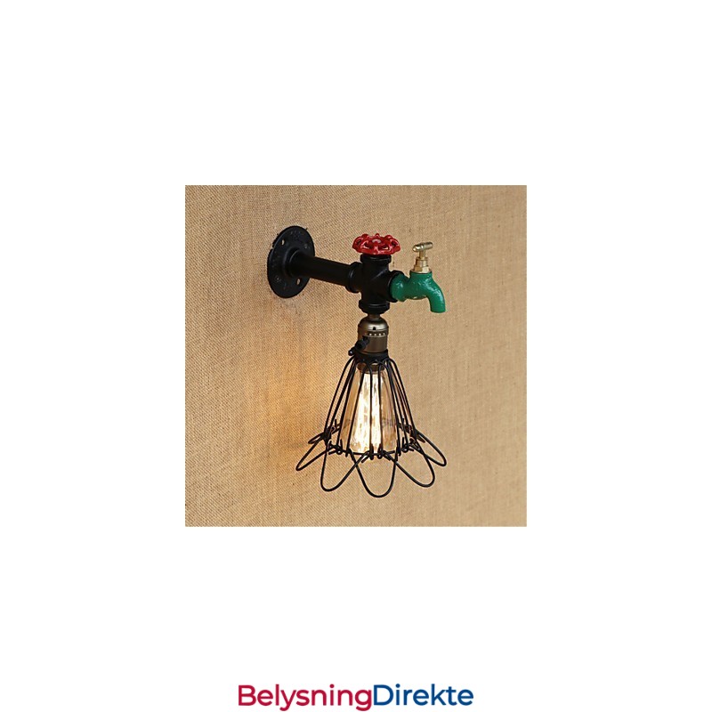 Landlig Retro-Maleri For Mini-Stil Omgivelseslys Vegglampe