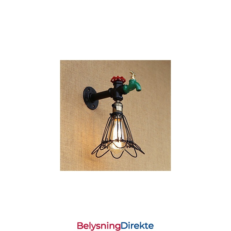 Landlig Retro-Maleri For Mini-Stil Omgivelseslys Vegglampe