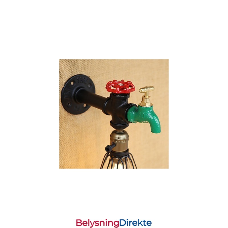 Landlig Retro-Maleri For Mini-Stil Omgivelseslys Vegglampe