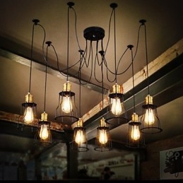 Landsdesignere Maler Metalllysekrone