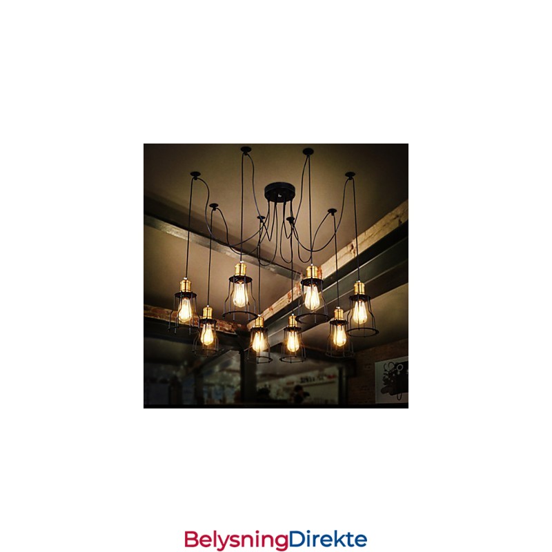 Landsdesignere Maler Metalllysekrone