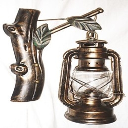 Rustikk Hyttemalingsfunksjon For Mini-Stil Opplyst Vegglampe I Vegg