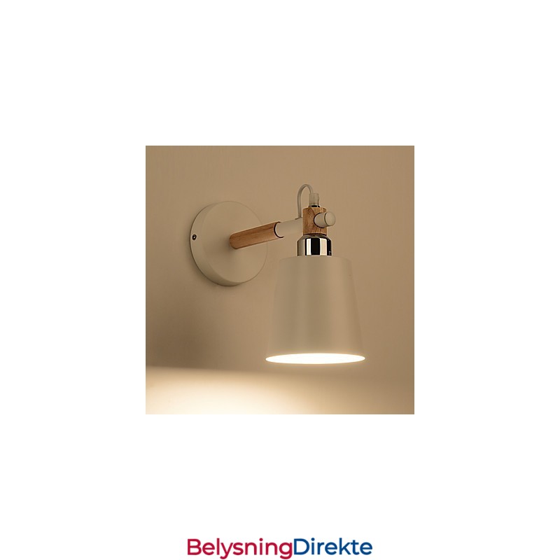 Vintage Tre Art Deco Metall Metall Rustikk Vegglampe Stue Spisestue Gang Vegglampe Svart Hvit Valgfritt