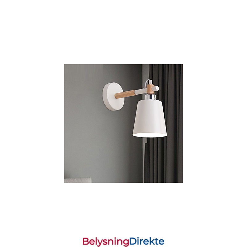 Vintage Tre Art Deco Metall Metall Rustikk Vegglampe Stue Spisestue Gang Vegglampe Svart Hvit Valgfritt