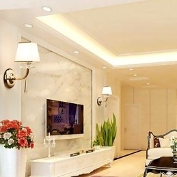 Moderne, Samtidskunstnerisk Galvanisert Funksjon For Krystall, Omgivelseslys, Vegglampe