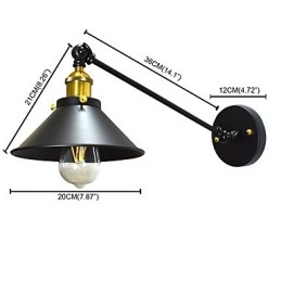Buzz Wall Iron Vegglampe Dumb Black Lightsaber Lampe På Vegg