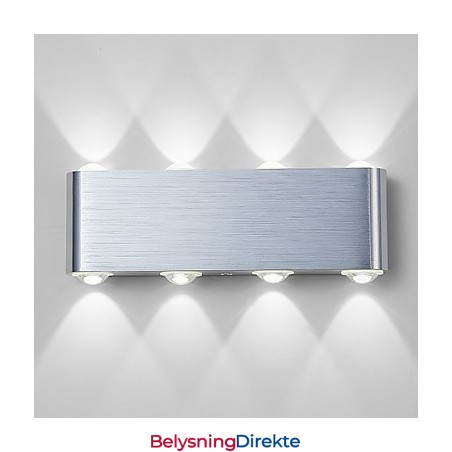 Moderne Lys Aluminiums Innfelt Vegglampe Integrert