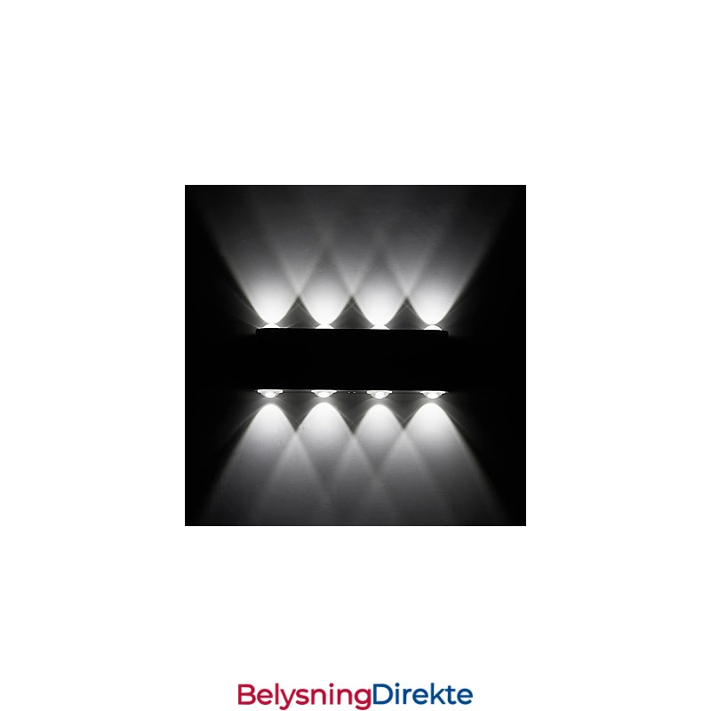 Moderne Lys Aluminiums Innfelt Vegglampe Integrert