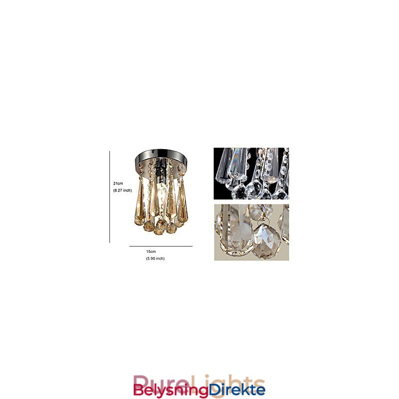 Moderne Og Moderne Krystallgarasje Med Innfelt Montering