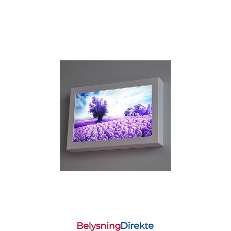 Integrert Moderne Samtidskunstnerisk Moderne Samtidsmalerifunksjon For Omgivende Lysvegglamper