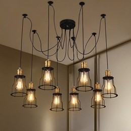 Landsdesignere Maler Metalllysekrone