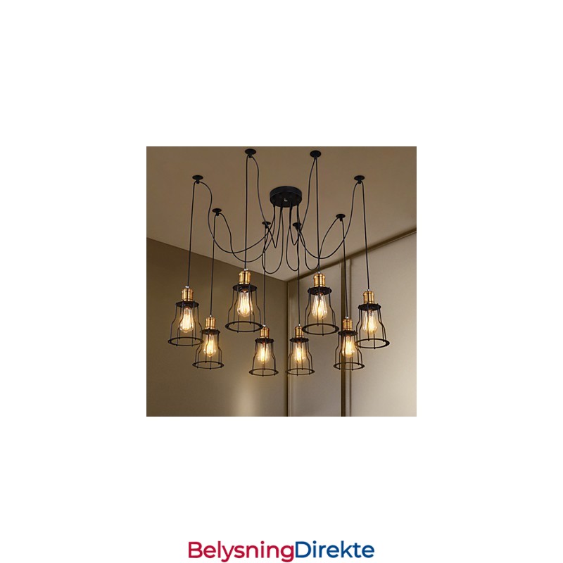 Landsdesignere Maler Metalllysekrone