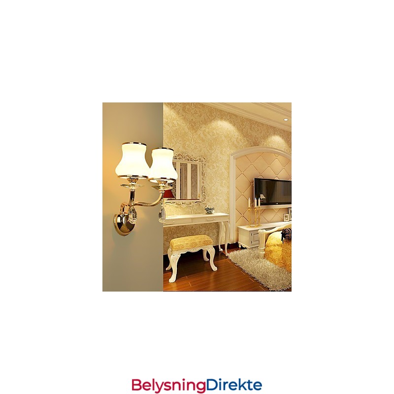 Moderne, Samtidskunstnerisk Galvanisert Funksjon For Krystall, Omgivelseslys, Vegglampe